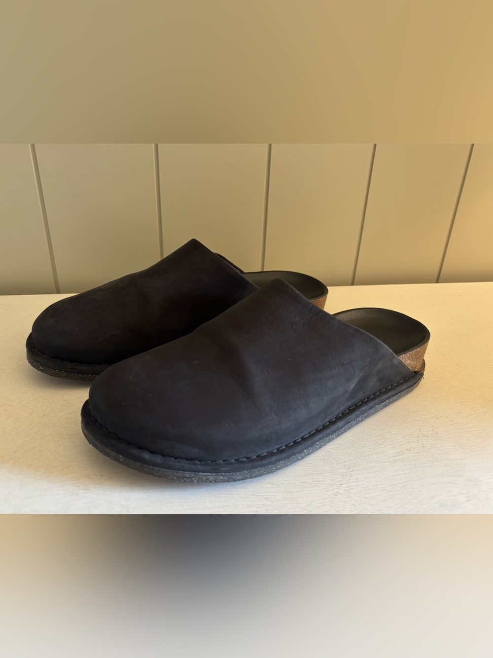 JENNI KAYNE Moc Clog Oiled Leather Black size 39 - Picture 2 of 10